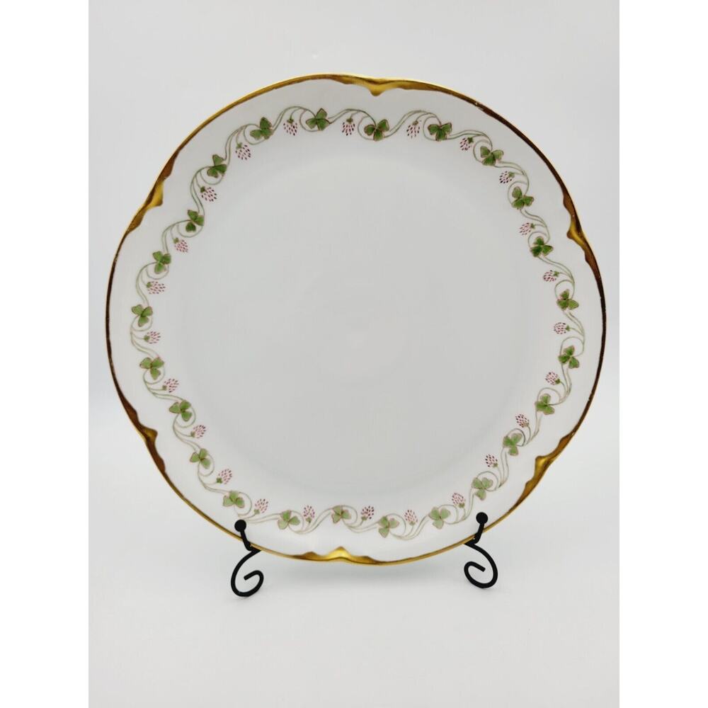 HAVILAND Limoges 12" Covered Round Serving Clover Leaf France Discontinued
